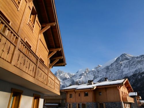 Chalet Chalet-appartement CGH Résidence Le Hameau de Pierre Blanche Zilver - 4-6 personen Europa Les Houches