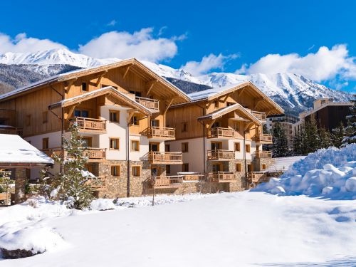 Chalet Chalet-appartement Le Hameau du Rocher Blanc - 2-4 personen Europa Serre Chevalier 1350 / Chantemerle