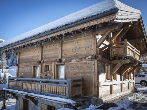 Chalet Chalet du Cocoon Mont-Blanc met buiten-whirlpool - 11 personen Europa Plagne 1800