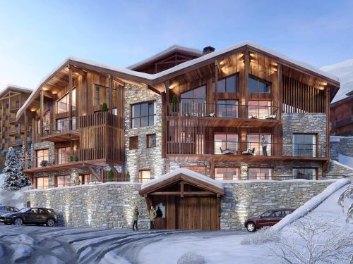 Chalet Chalet-appartement Chalet 2000 met buiten whirlpool - 6 personen Europa Les Menuires