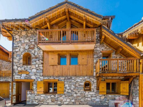 Chalet Chalet-appartement Gypaete combinatie - met buiten-whirlpool en sauna - 24 personen Europa Tignes